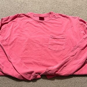 Women’s coral Long Sleeve Shirt
